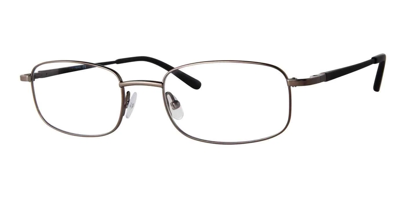 Adensco Ashton Eyeglasses - BROWN RUTHENIUM - view 4